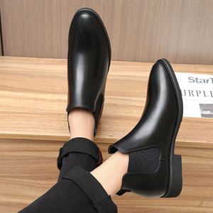 Botas Chelsea de Alta Gama para Boda, Botas Chelsea Ligeras para Hombre, Botas Chelsea de Cuero para Hombre - Product Image 3