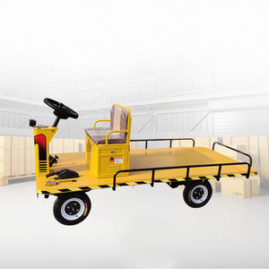 Carro de Transporte para Carga, Almacén Móvil, Capacidad de Carga de 1000 kg, Carro de Plataforma Eléctrico Manual - Product Image 1