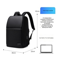 Nouveau Sac à Dos Homme 2023 pour Affaires et Loisirs, avec Port USB, Étanche, en PU et Polyester, Harnais Rembourré, pour Voyage et Ordinateur Portable