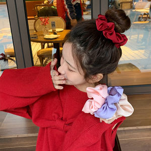 2023 большие атласные аксессуары для волос резинки для волос женские большие резинки для волос резинка для волос Бесплатная доставка - Product Image 2