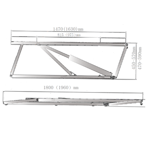 Elevador hidráulico portátil popular de baja altura para servicio rápido de automóviles - Product Image 6