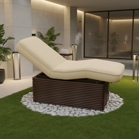 Lit de beauté électrique en bois de luxe CND-D Ness-D avec 2 tiroirs, table de massage facial pour chambre à coucher et salon