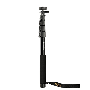 ZP001 Perche à selfie Poids 0,334 kg Aluminium Monopode 156 cm <span class=keywords><strong>Trépied</strong></span> extensible Perche à selfie avec pince rotative pour téléphone - Product Image 1