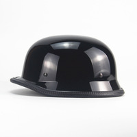 Casques de moto vintage pour hommes, style rétro classique WW2 allemand DOT, demi-casque cool pour vélo électrique, best-seller