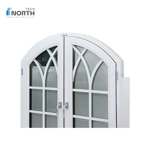 Latest Design Large Size Soundproof Waterproof Aluminum Clad Wood Specialty Shapes Window For House