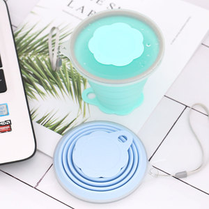 Tendances : Tasses à eau pliables en silicone, gobelets de poche en silicone pour enfants - Product Image 6