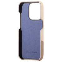 Housse de téléphone portable personnalisée en cuir de luxe étui de téléphone en cuir pleine fleur galet étui de téléphone portable en cuir pour iPhone 14 15 Pro