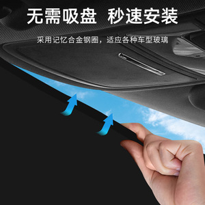 Pare-soleil de voiture pour pare-brise avant, argent titane, pliable, protection contre la chaleur, usage général - Product Image 2