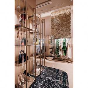 LL19 Grade 304 Stainless Steel Water Ripple Panel PVD Rose Gold <b>Mirror</b> Water Ripple <b>Sheet</b> for Hotel Lobby Decor - Product Image 4