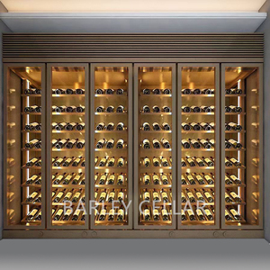 <span class=keywords><strong>Cave</strong></span> à <span class=keywords><strong>vin</strong></span> électrique murale en acier inoxydable de haute qualité BARLEY, sur mesure, design OEM, avec éclairage LED - Product Image 6