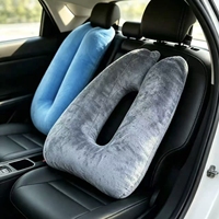 Oreiller de voyage en mousse à mémoire de forme en forme de U pour enfants et adultes, utilisation en siège auto, design personnalisable