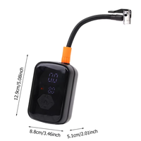 Pompa Tekanan Udara Ban Mobil Mini Portabel ABS Otomatis dengan Layar Digital LED Monitor Tekanan Ban Inflator Nirkabel