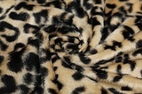 Tissu de canapé en velours 100% polyester, imprimé léopard, pour meubles, textile, vente en gros