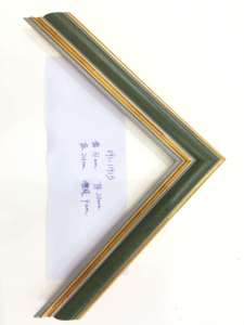 Cornice Vintage Verde Oro in Polistirolo da 31mm di Larghezza, 23mm di Spessore, con Scanalatura da 9mm <span class=keywords><strong>per</strong></span> Dipinti su Tela 091-1191B - Product Image 4