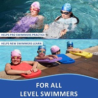 Planche de natation gonflable en mousse EVA personnalisée pour adultes, imprimée, colorée, accessoire d'entraînement pour piscine, dureté 20-90 Shores