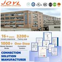 Conector de Aviación Rectangular JOYL M16 de 3-8 Pines Macho y Hembra IP65 para Equipos de Seguridad, Instrumentos y LED