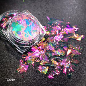 Sheenbow Iridescent Aurora Flakes White Chameleon Foil Pigmento <span class=keywords><strong>Iluminador</strong></span> Pigmento para Cosméticos - Product Image 6