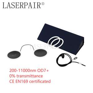 200-11000nm OD7 미용 레이저 아이 패치 메탈 아이쉴드 레이저 안전 안경 환자 눈 보호용 안대 - Product Image 6