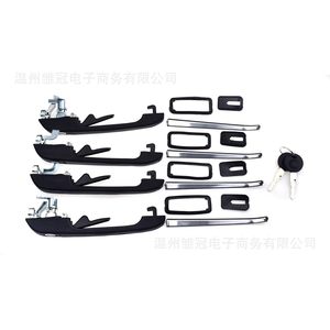 Volkswagen Golf <b>Door</b> <b>Handles</b> With Key 191837205A 191837206A Front Rear <b>Replacement</b> Parts Metal For 1985-1991 Models - Product Image 2