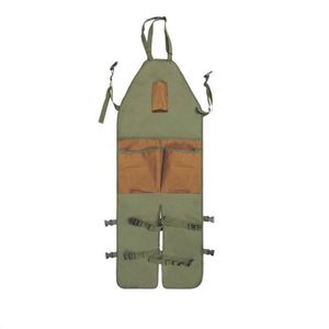 Delantal de Jardinería Color-Block Impermeable con Múltiples Bolsillos, Extendido, Resistente a las Manchas, de Material Oxford, para Podar en el Jardín - Product Image 1