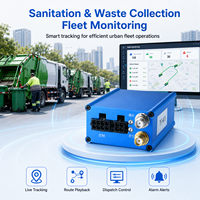 Terminal Télématique GPS 4G Lingyuanshikong avec Indice IP54, Température de Fonctionnement de -45 à 85°C pour Véhicules d'Inspection Logistique de la Chaîne du Froid