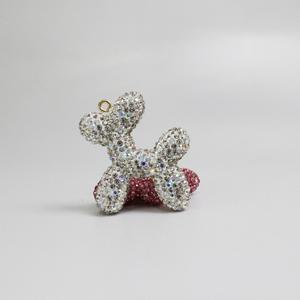 Liontin jimat kreatif balon anak anjing Aksesori gantungan kunci peledak air berlian mobil Hangover tas wanita - Product Image 2