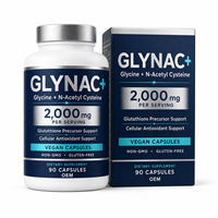 Glycin N-Acetyl-L-Cystein Kapseln für Tägliches Wohlbefinden Marken mit Glutathion-Vorläufer Nahrungsergänzung und Private Label OEM-Lieferung