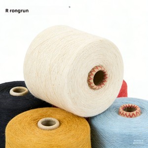 Filato di Velluto di Giada Rongrun Autentico 1/3.5 Count, Miscela di <span class=keywords><strong>Cashmere</strong></span> (75% <span class=keywords><strong>Cashmere</strong></span> 25% Seta di Gelso) con Paillettes per Prodotti Lavorati a Maglia - Product Image 2