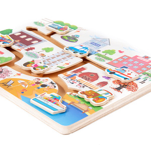 ילדים חינוכיים מונטסורי עץ הזזה יער מנז מתנות אינטראקטיביות של התינוק מתנות אינטראקטיביות - Product Image 6