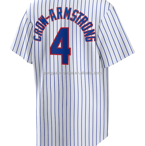 Versand bereit Crow-Armstrong Hellblau Alternative Best Quality Stitched Baseball Jersey - Product Image 3