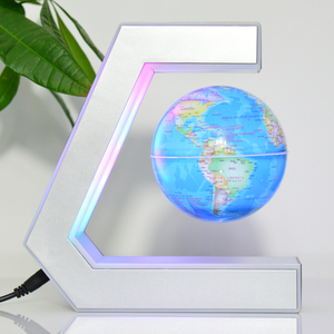 Globo a levitazione magnetica di piccolo diametro di nuova generazione a forma di <span class=keywords><strong>E</strong></span> con lampada - Product Image 3