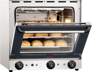 Horno de Convección Eléctrico Comercial de 4 Bandejas con Función de Vapor para Panadería - Product Image 5