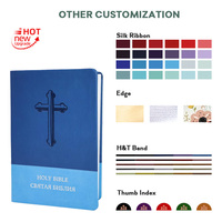 Cuir PU  Bibles en gros personnalisées – Couverture souple de qualité supérieure, couleur et taille au choix – Livres bibliques King James