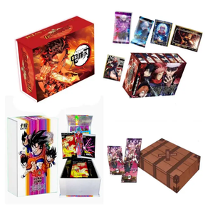 Venta al por mayor Anime 36 Box Kimetsu No Yaiba Figures Box hobby Collection TCG Juego de cartas Aikaho Demon Slayer cards - Product Image 3