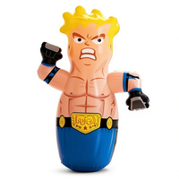 Poupée Boxeur Gonflable Intex en PVC, 94 cm de Haut, Sac de Frappe pour Enfants de 8 à 13 Ans, Jeu Intérieur/Extérieur, Fabriqué en Espagne