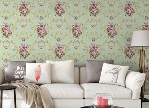 2025 nuovo 3D lussuoso fiore e pianta impronta impermeabile PVC insonorizzato <span class=keywords><strong>carta</strong></span> <span class=keywords><strong>da</strong></span> <span class=keywords><strong>parati</strong></span> per la famiglia per soggiorno camera <span class=keywords><strong>da</strong></span> letto Hotel - Product Image 2