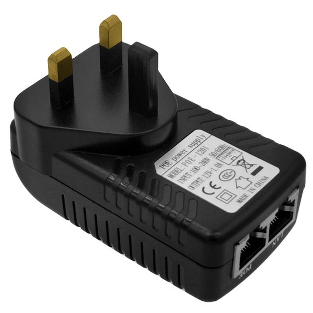 EU POE Injector Ethernet Power Adapter