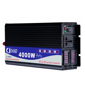 Foc 2000W (Piek 4000W) Power Pure Sinus Inverter Dc 12V Of 24V Naar Ac 110V 220V Converter Voeding Voor Rv, Thuis, Auto Gebruik.