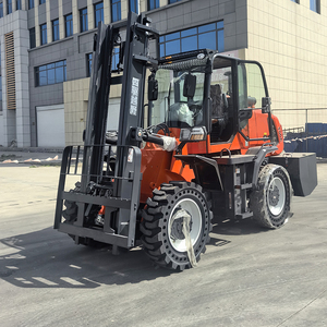 סין מחוץ לכביש מלגזה הספק המפעל משק <span class=keywords><strong>5t</strong></span> 6t 4x4 מיני דיזל המפרק רב תכליתי שטח קשה מלגזה למכירה - Product Image 4