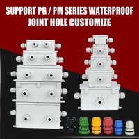 Boîtier en plastique PC, boîtier de jonction électrique universel pour extérieur, étanche à la poussière et à l'eau IP68, pour caméras de vidéosurveillance