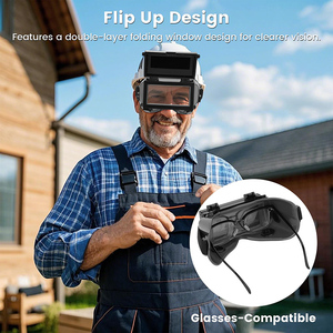 Casque de soudage solaire à obscurcissement automatique True Color / Lunettes de soudeur / Casque de protection contre l'arc électrique pour le soudage / Équipement - Product Image 6