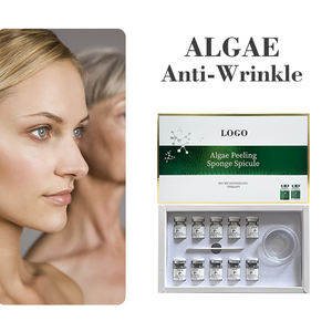 Marca Privada, 10 Viales <span class=keywords><strong>de</strong></span> Polvo Exfoliante <span class=keywords><strong>de</strong></span> <span class=keywords><strong>Algas</strong></span>, Esponja Facial DIY con Espículas, Cuidado <span class=keywords><strong>Natural</strong></span> <span class=keywords><strong>de</strong></span> la Piel con <span class=keywords><strong>Algas</strong></span> Marinas, Reparación del Acné, Limpieza <span class=keywords><strong>de</strong></span> Poros, 5 Pares - Product Image 5