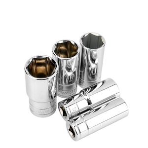 Llave de Trinquete para Reparación de Automóviles con Punta Hexagonal Extra Larga de 1/2 Pulgada con Acabado Espejo, 8-32 mm, Uso en Reparación Automotriz, Directo de Fábrica - Product Image 2