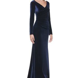 Vestido de Moda al por Mayor para Mujer, Ropa Formal con Cuello en V, Vestido Largo de Terciopelo, Elegante Vestido Casual Personalizado, Vestido de Noche para Mujer - Product Image 3