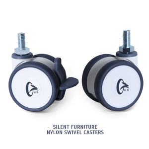 Rodízios para Equipamentos Médicos Hospitalares, Operação Silenciosa, Duráveis, com Rotação 360°, para Rodas de 2, 2.5, 3, 4 e 5 Polegadas - Product Image 1