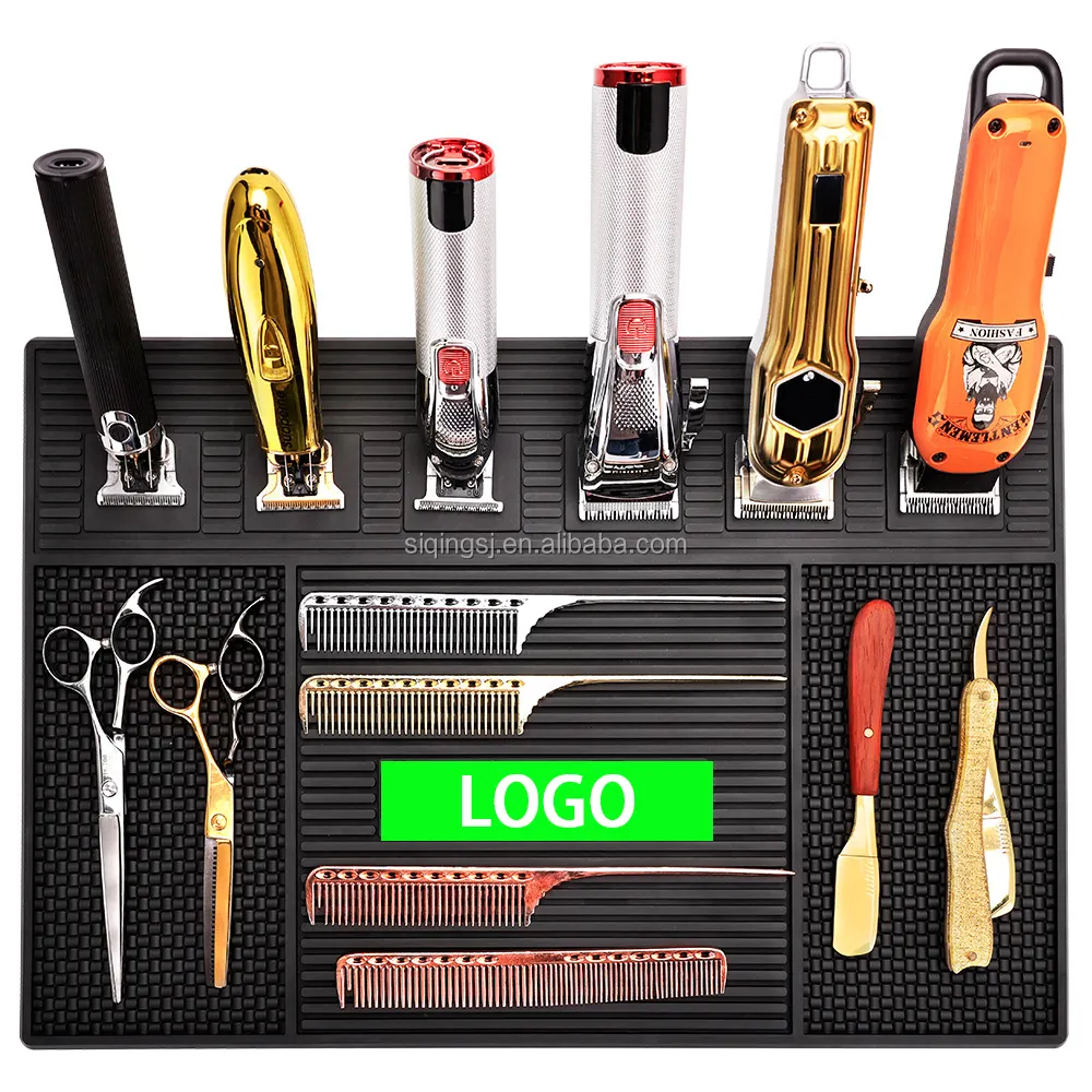 Hot Sales Salon Stations Equipment Flexible Magnetic convenient Mat Hair Cutting For Scissors Salon Tools