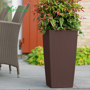 <span class=keywords><strong>Pot</strong></span> <span class=keywords><strong>de</strong></span> fleurs et planteuses décoratives en rotin, rectangles d'<span class=keywords><strong>extérieur</strong></span>, vente en gros, 12 pièces - Product Image 5