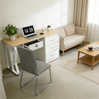 Bureau de travail modulaire moderne en acier avec cloison de séparation - Mobilier de bureau