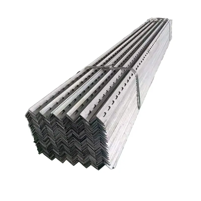 Barras de aço de perfuração de ângulo igual, roladas, baixo carbono, aço inoxidável, ângulo universal galvanizado, imperdível