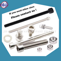 Haute résistance DIN912 Grade 10.9 12.9 oxyde noir vis à tête cylindrique à six pans creux système métrique clé hexagonale Allen vis à tête cylindrique